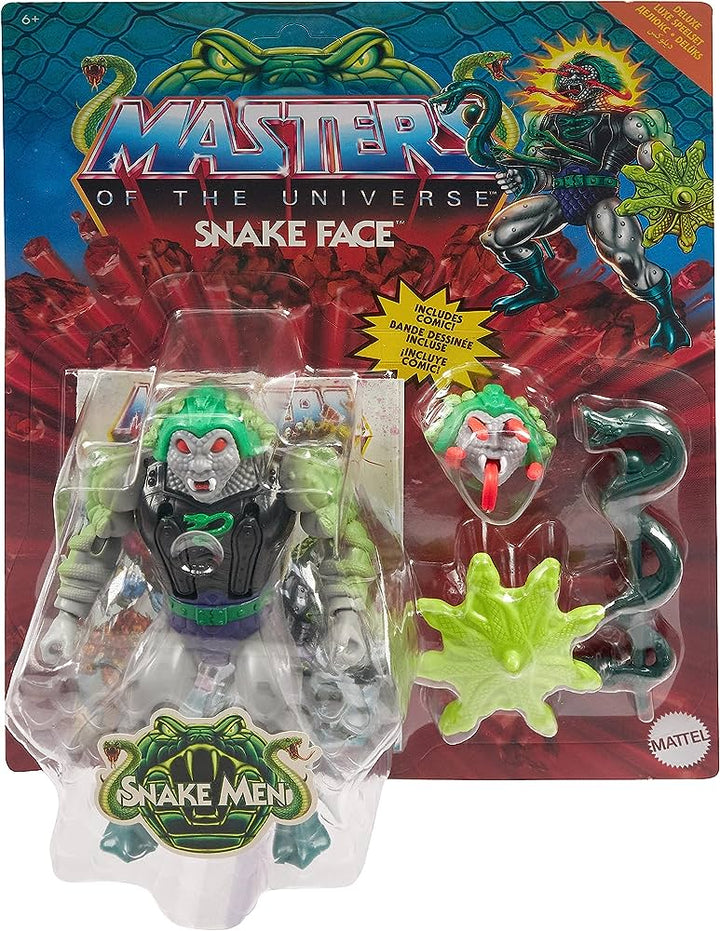 Masters of the Universe Origins Snake Face Action Figure