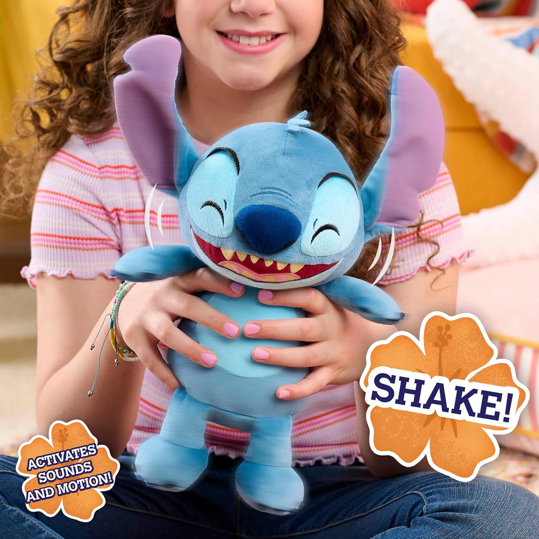 Disney Stitch Lilo and Stitch Feature Plush Crack Me Up Interactive Toy