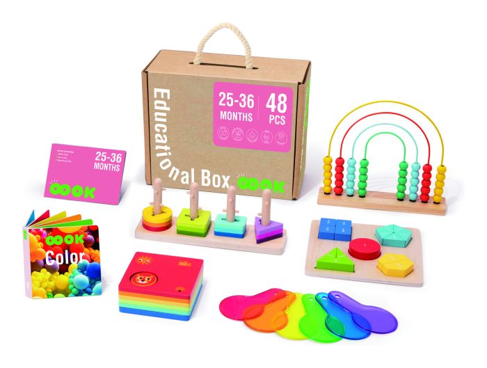 Montessori Educational Box Toddler Learning Toy 25 to 36 Months