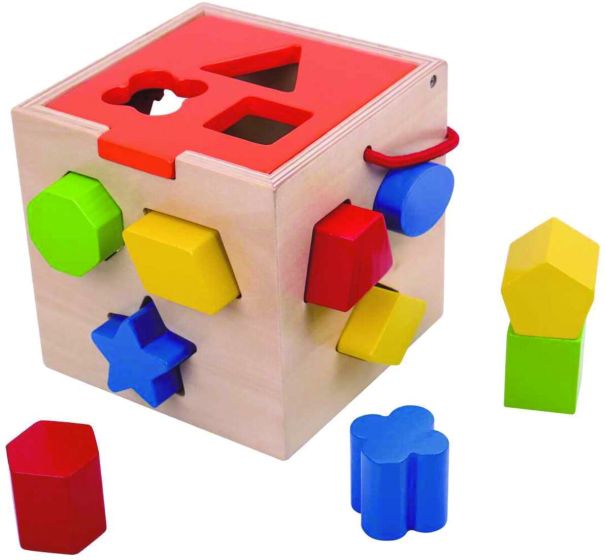 Wooden Shape Sorter Toy