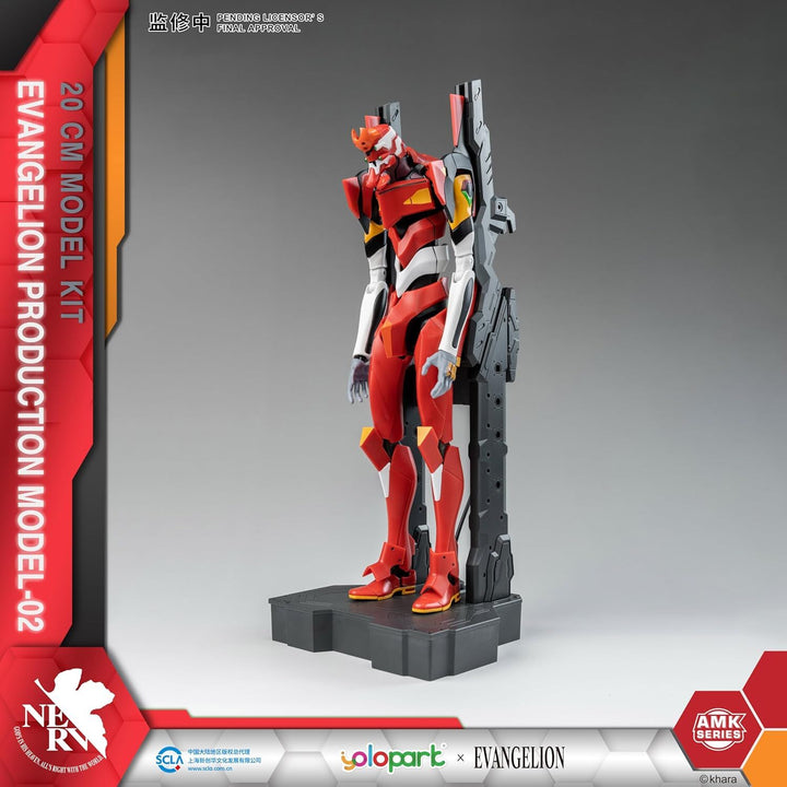 AMK Series Evangelion EVA 02 Production Type Model Kit 20cm