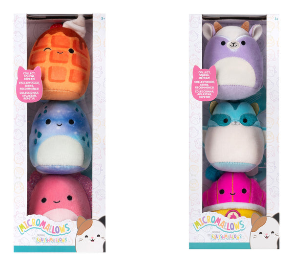 Squishmallows - 2.5in Micromallows 3 Pack Plush (Case of 6)