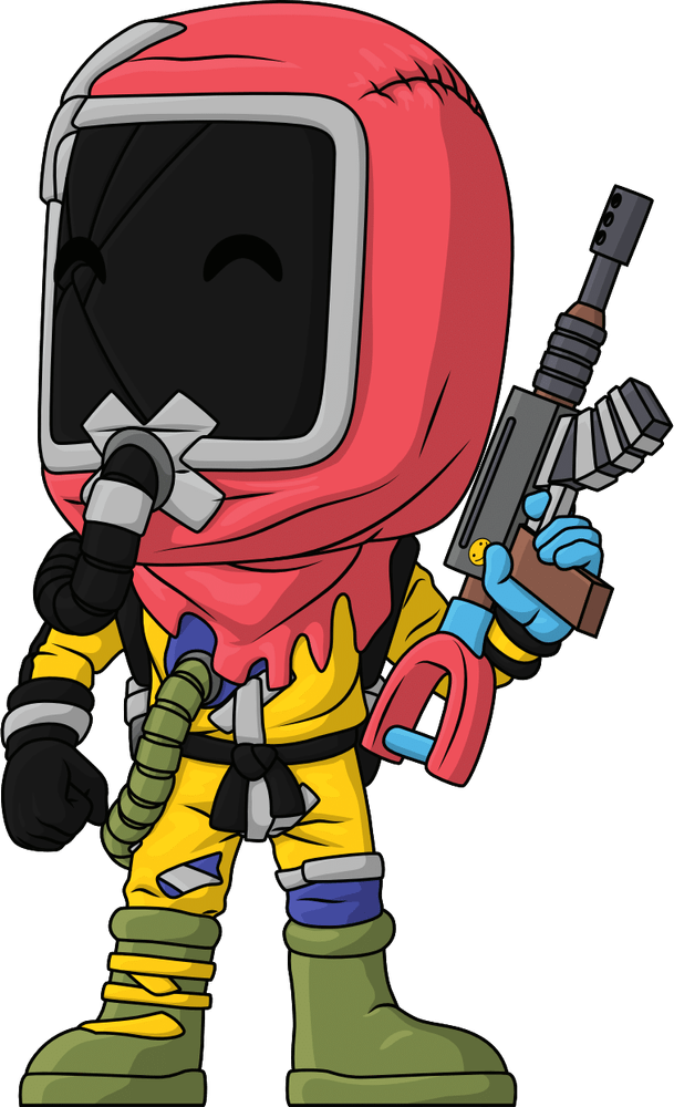 Youtooz Official Rust Hazmat Figure