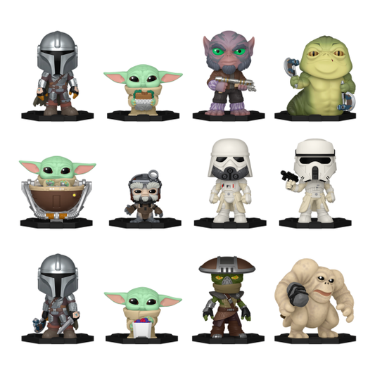 Pop! Mystery Minis - Mandalorian & Grogu 12pc PDQ