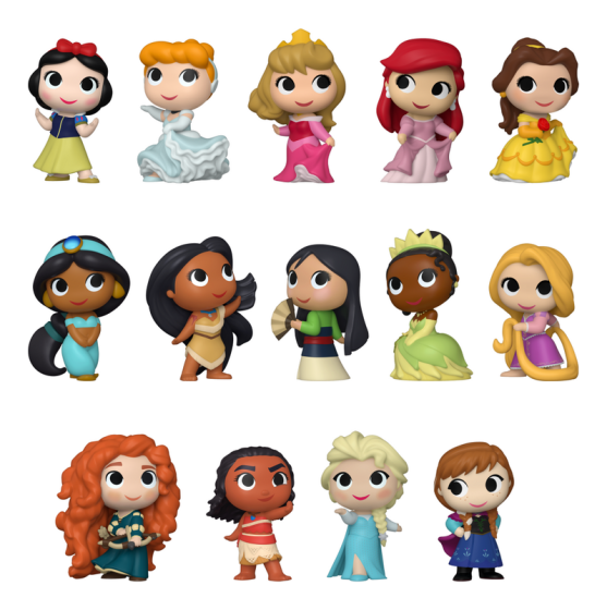 Funko POP Vinyl Disney Princess Mystery Minis 12 Pack Figures