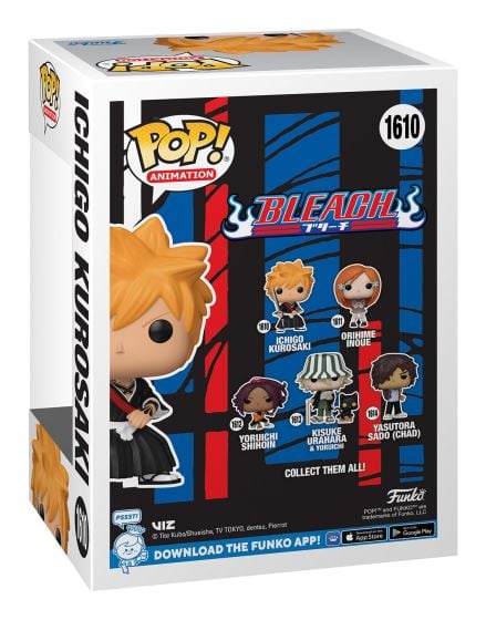 Funko POP Vinyl Ichigo Kurosaki Bleach Figure