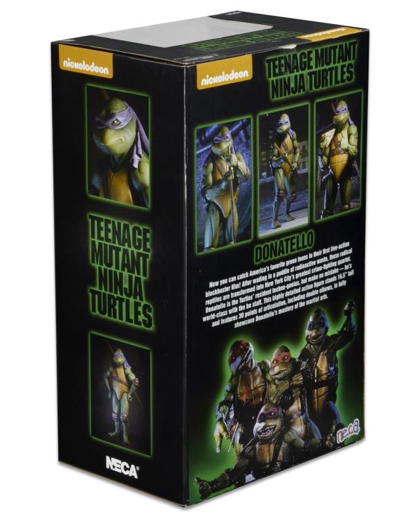 NECA Teenage Mutant Ninja Turtles (1990 Movie) Donatello 1/4 Scale Action Figure