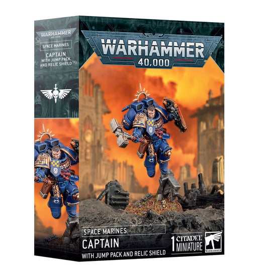 Captain with Jump Pack and Relic Shield, alternate view