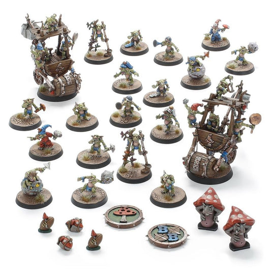 Snotling Blood Bowl Team – Crud Creek Nosepickers, alternate view
