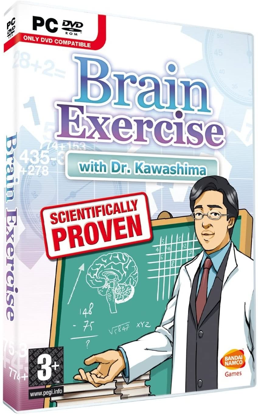 Brain Exercise Dr Kawashima Brain Training Game PC DVD
