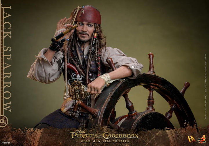 Hot Toys Pirates of the Caribbean Dead Men Tell No Tales Captain Jack Sparrow (Deluxe Version) 1/6th Scale Figure