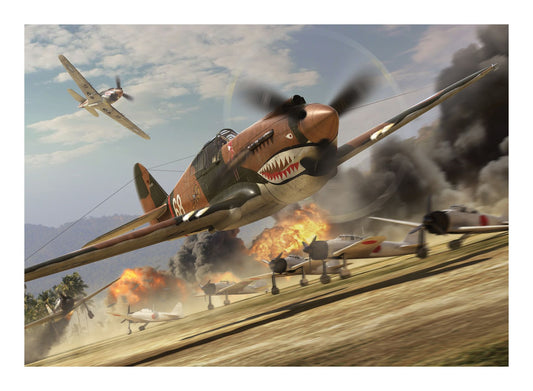 Airfix Curtiss P-40B Warhawk 1000 Piece Jigsaw Puzzle - Image