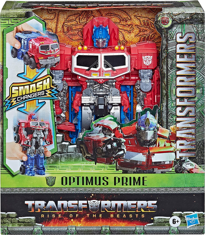 Transformers Rise of the Beasts Smash Changer Optimus Prime Figure