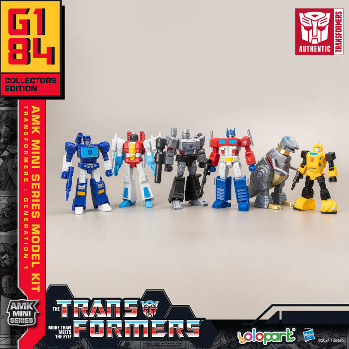 Yolopark Transformers AMK Mini G1 Model Kit Of 6 Set