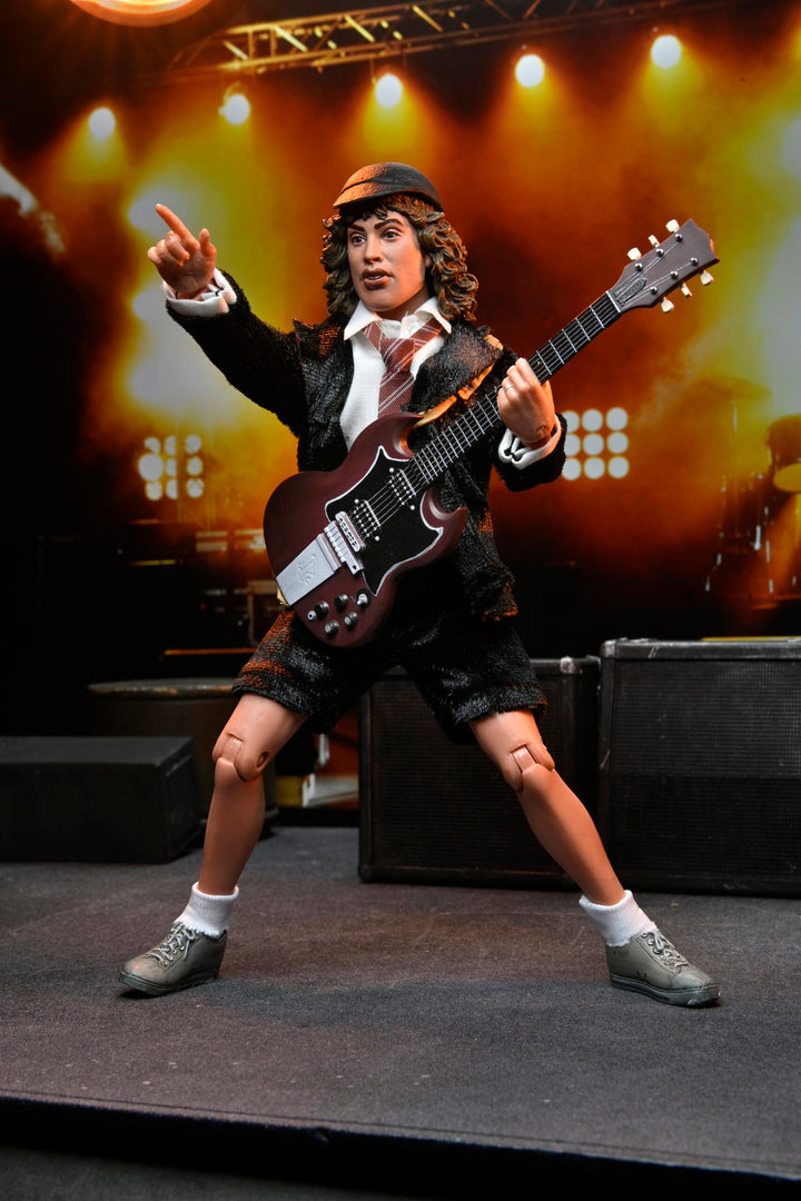 NECA AC/DD Angus Young Highway To Hell 8" Clothed Action Figure