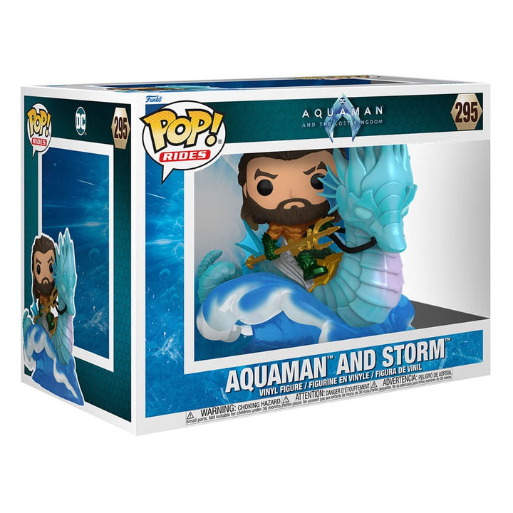 Aquaman and the Lost Kingdom POP! Rides Deluxe Vinyl Figure Aquaman & Storm 15 cm - Infinity Collectables  - #tag1#