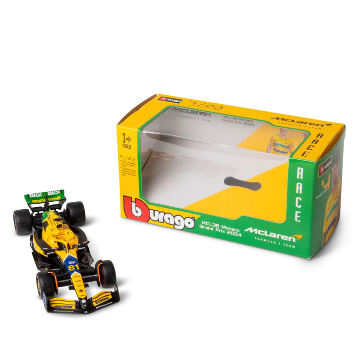 Formula 1 McLaren MCL38 2024 F1 Car 1:43 Scale Piastri Edition with Senna Livery