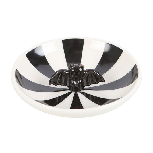 Striped Bat Trinket Dish, alternate view