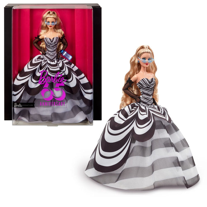 Barbie Signature 65th Anniversary Barbie Doll (Blonde Hair) - Infinity Collectables  - #tag1#
