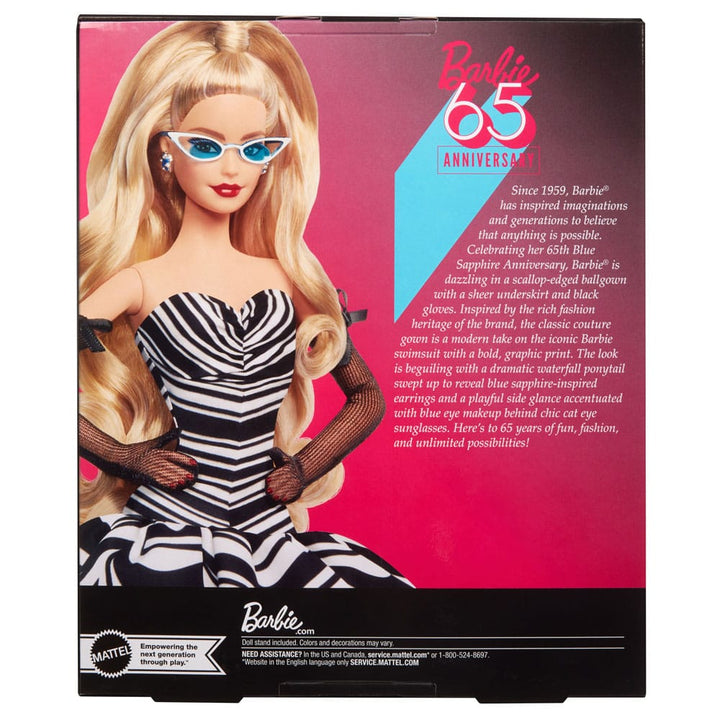 Barbie Signature 65th Anniversary Barbie Doll (Blonde Hair) - Infinity Collectables  - #tag1#