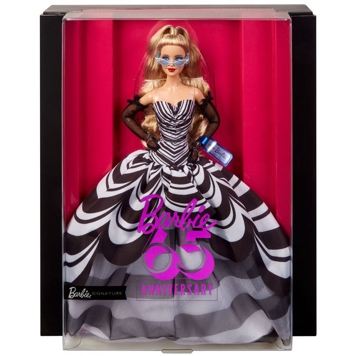 Barbie Signature 65th Anniversary Barbie Doll (Blonde Hair) - Infinity Collectables  - #tag1#