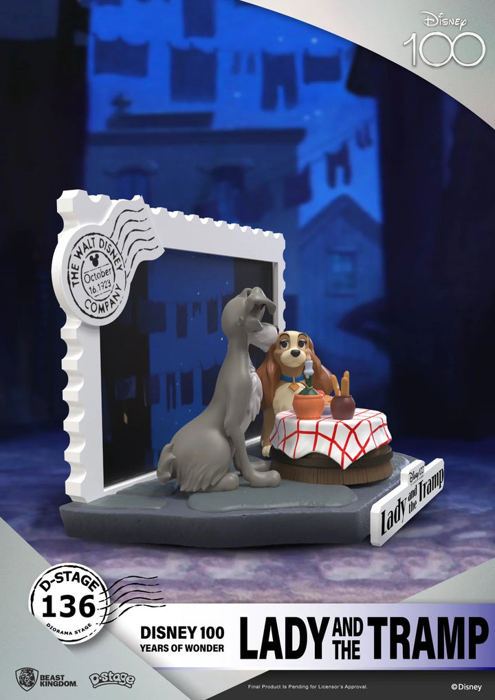 Beast Kingdom Disney 100 Years of Wonder Lady And The Tramp Statue - Infinity Collectables  - #tag1#