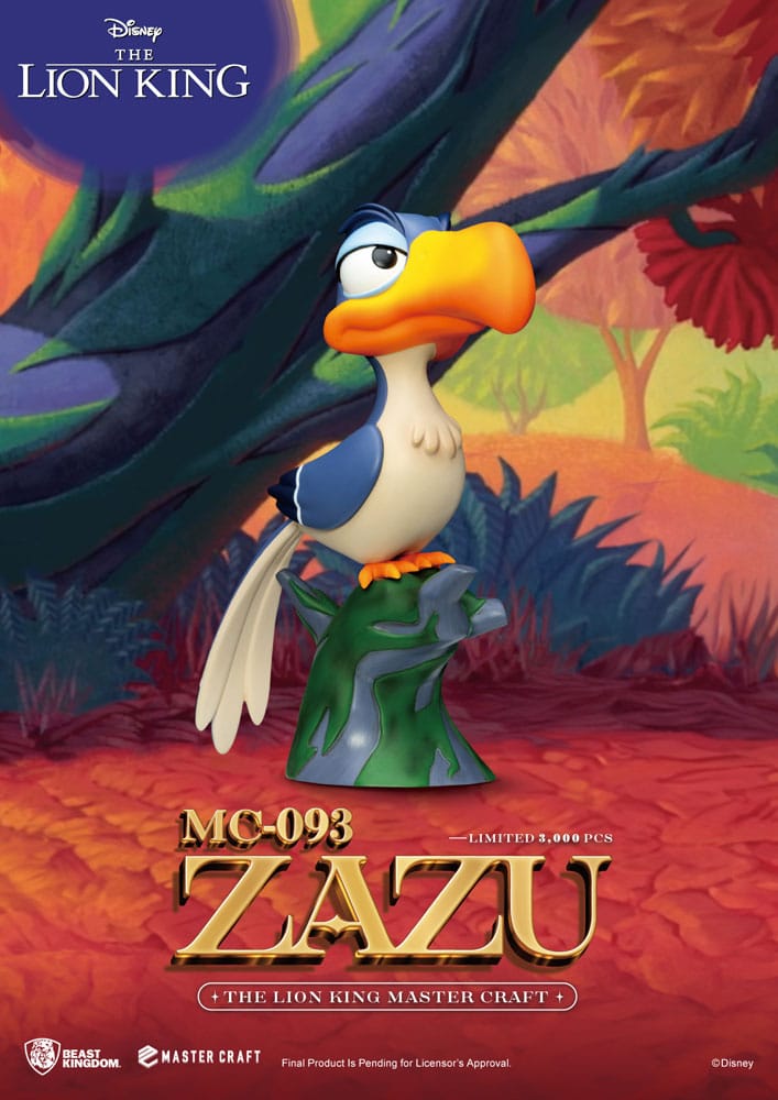 Beast Kingdom Disney The Lion King Master Craft Zazu Limited Edition Statue - Infinity Collectables  - #tag1#