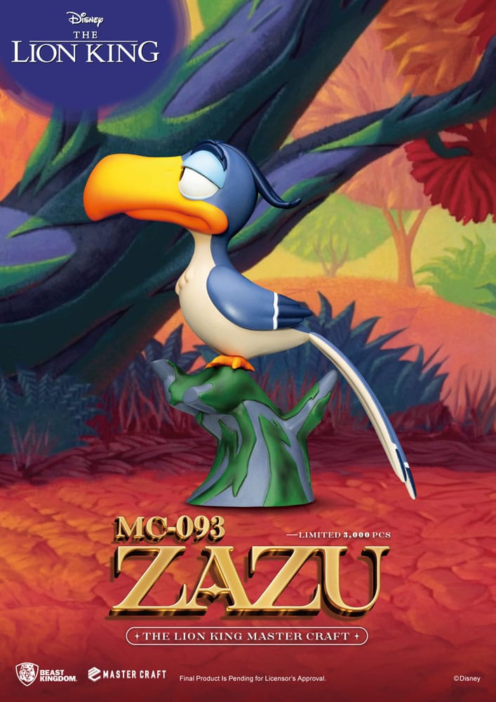 Beast Kingdom Disney The Lion King Master Craft Zazu Limited Edition Statue - Infinity Collectables  - #tag1#