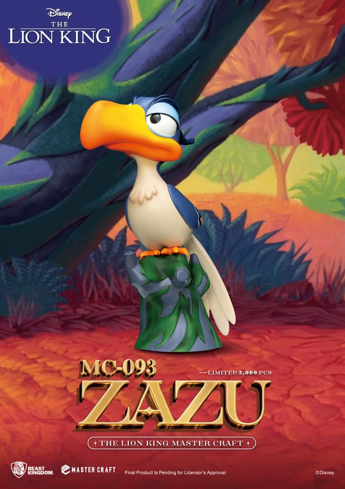 Beast Kingdom Disney The Lion King Master Craft Zazu Limited Edition Statue - Infinity Collectables  - #tag1#