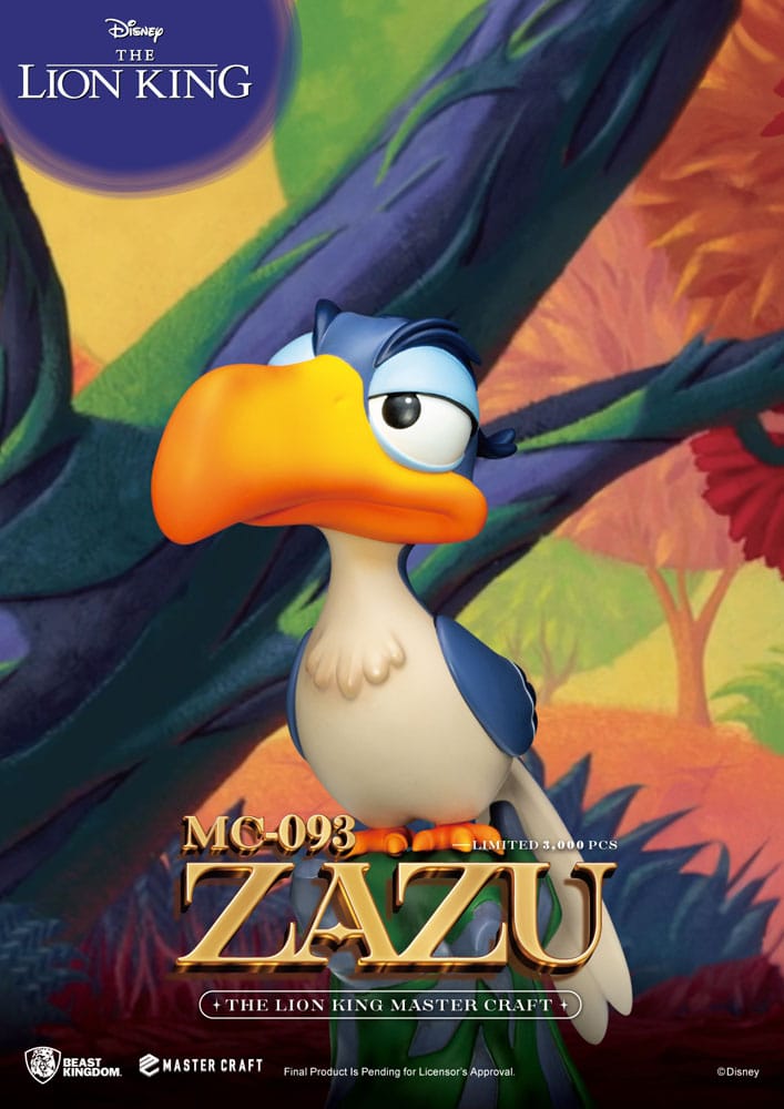 Beast Kingdom Disney The Lion King Master Craft Zazu Limited Edition Statue - Infinity Collectables  - #tag1#