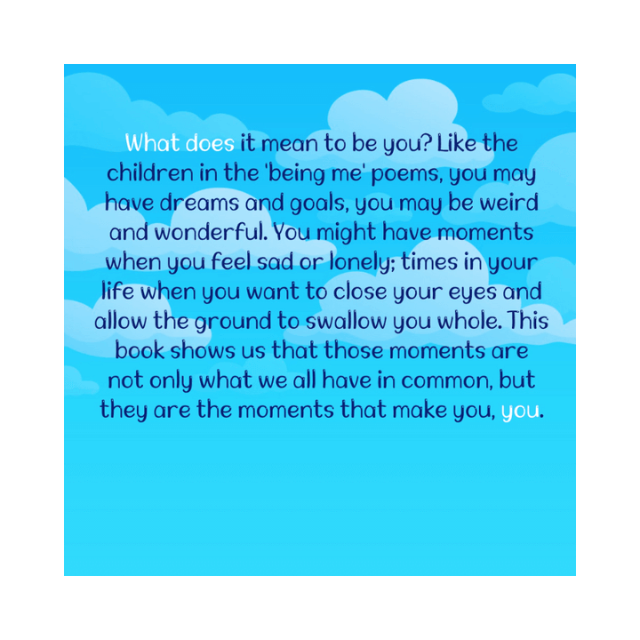 Being Me: A Collection Of Educational Poems for Kids, Inspiring Conversations About Mental Health