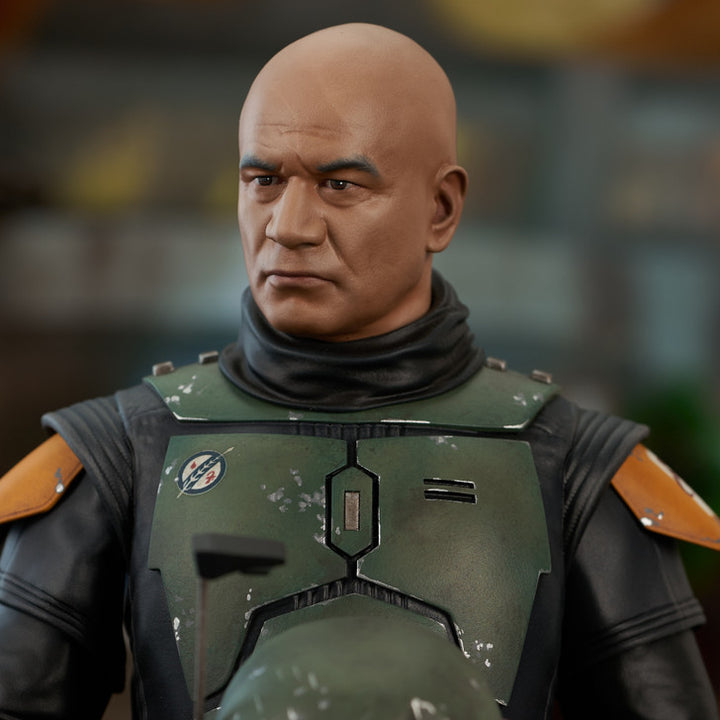 Star Wars The Book of Boba Fett Boba Fett (Unhelmeted) 1/6 Scale Limited Edition Mini Bust