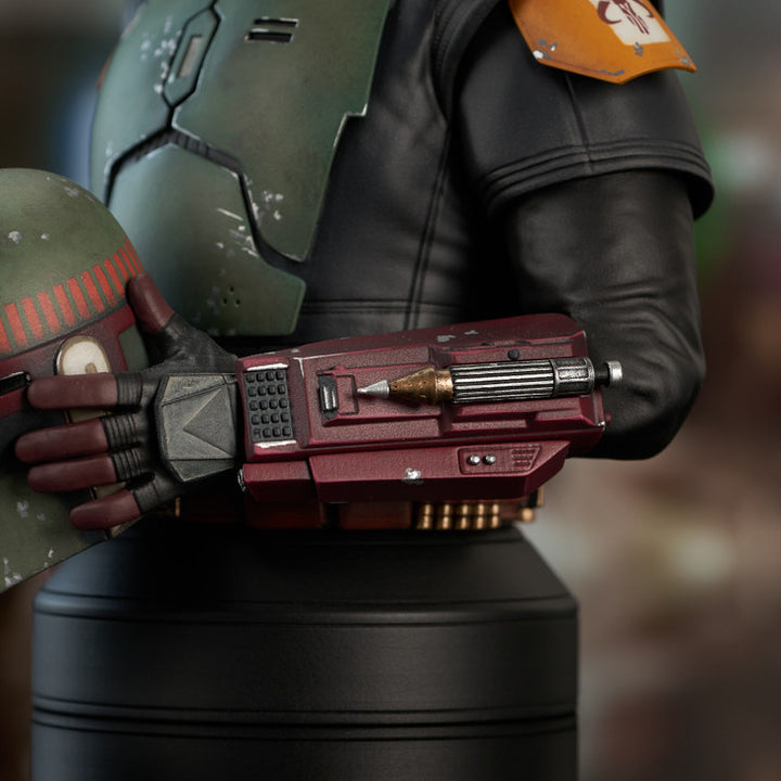 Star Wars The Book of Boba Fett Boba Fett (Unhelmeted) 1/6 Scale Limited Edition Mini Bust