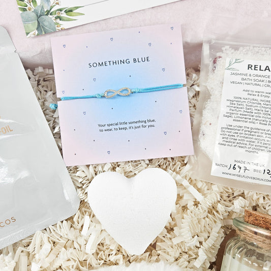BRIDE TO BE GIFT BOX | THE SOMETHING BLUE BOX, alternate view