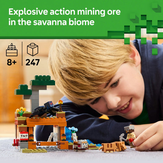 Lego Minecraft 21269 The Armadillo Mine Expedition Playset for Ages 8+, alternate view