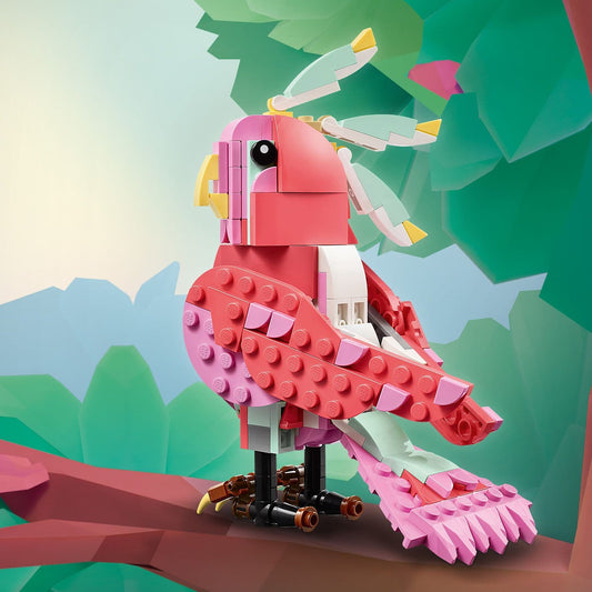 Lego Creator 3 in 1 31170 Wild Animals: Pink Flamingo for Ages 8 & Up, alternate view
