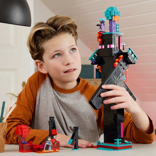 Lego Minecraft 21279 The Enderman Tower Buildable Playset for Ages 9+, alternate view