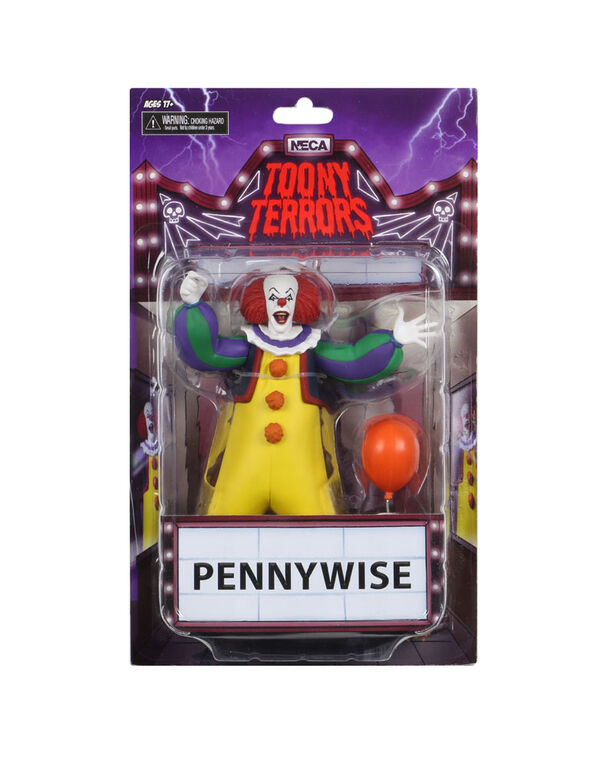 It: Pennywise (1990) Toony Terrors 6" Scale Action Figure