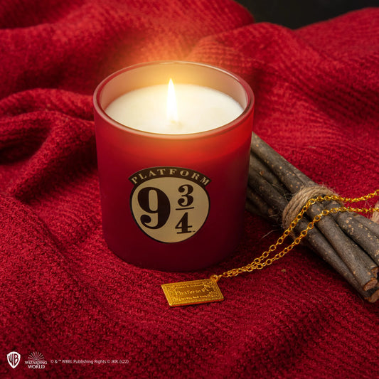 Harry Potter Platform 9 3/4 Scented Candle with Necklace, alternate view