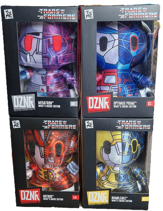 Transformers DZNR Plush In Collector Box, alternate view
