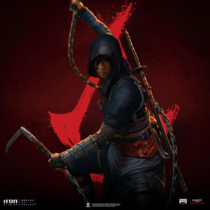 Assassins Creed Shadows Naoe Iron Studios Limited Edition Art Scale Statue