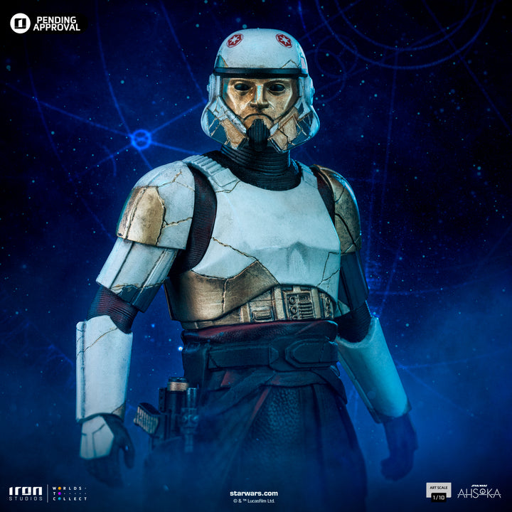 Iron Studios Star Wars Ahsoka Captain Enoch 1/10 Art Scale Limited Edition Statue