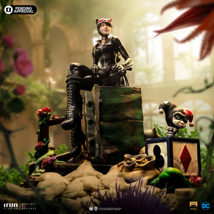 Iron Studios Gotham City Sirens Catwoman 1/10 Deluxe Art Scale Limited Edition Statue