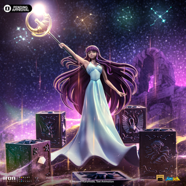 Iron Studios Saint Seiya Saori Kido Deluxe 1/10 Art Scale Limited Edition Statue