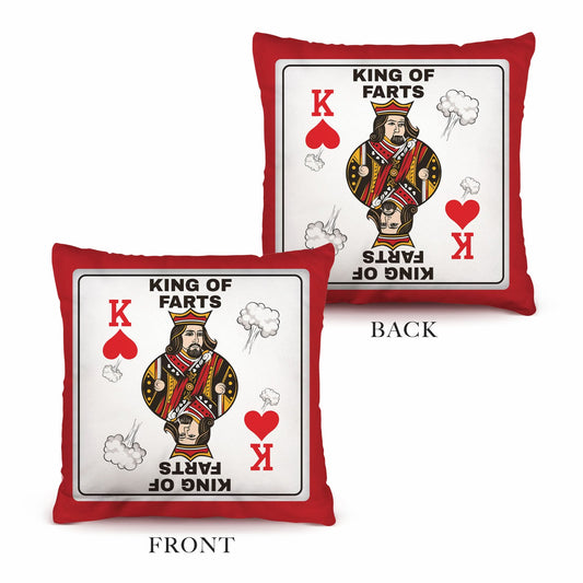 King of Farts - Cushion - Two Sizes, alternate view