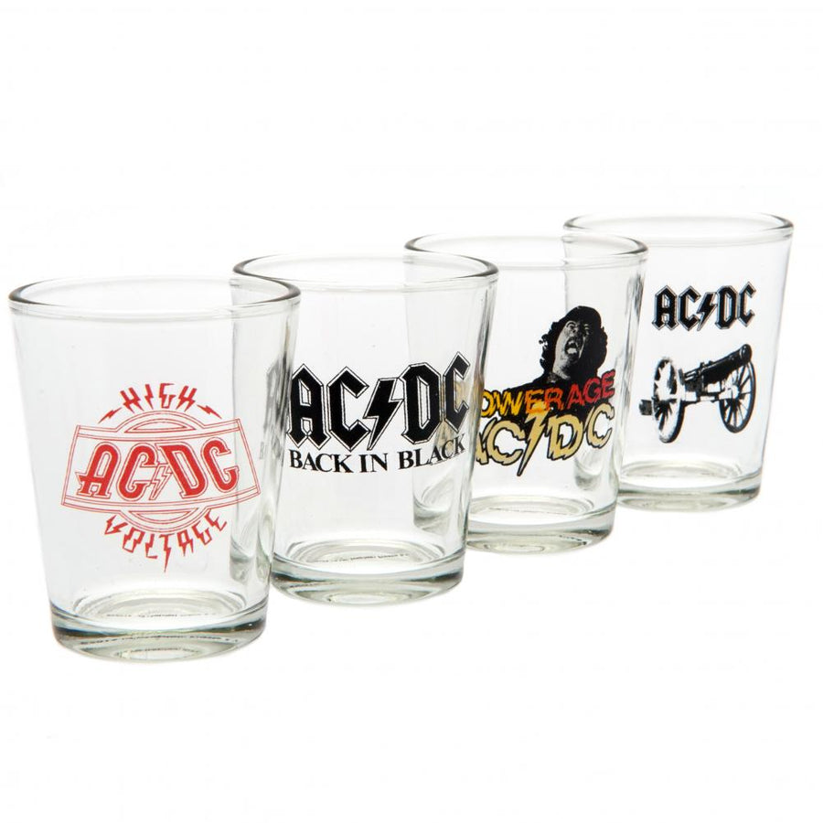 AC/DC 4pk Shot Glass Set - Infinity Collectables  - #tag1#