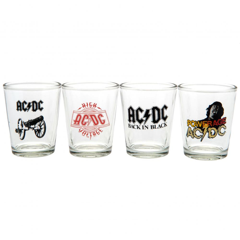 AC/DC 4pk Shot Glass Set - Infinity Collectables  - #tag1#