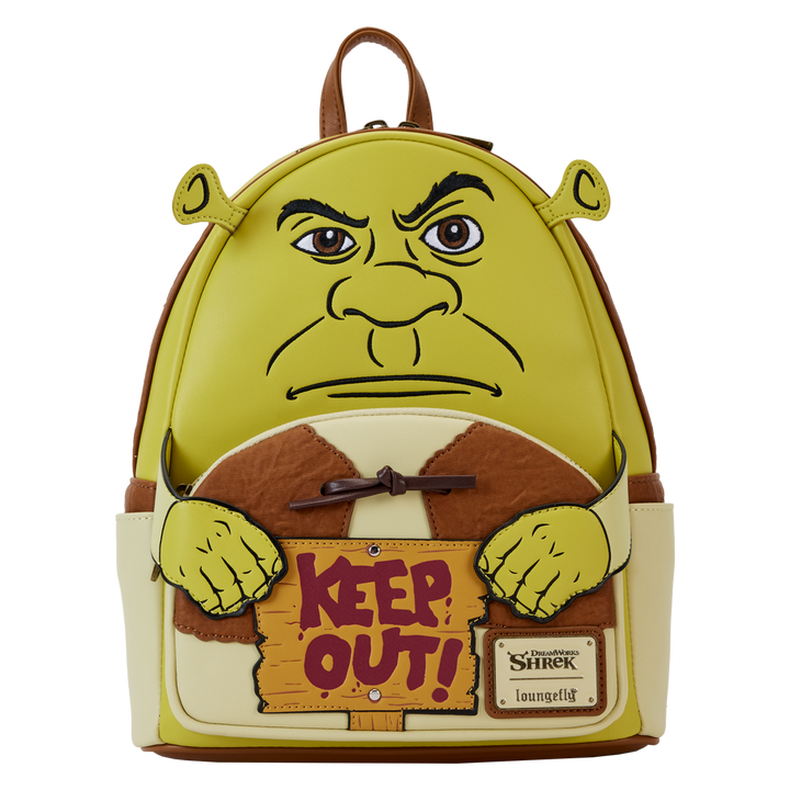 Loungefly Dreamworks Shrek Keep Out Cosplay Mini Backpack