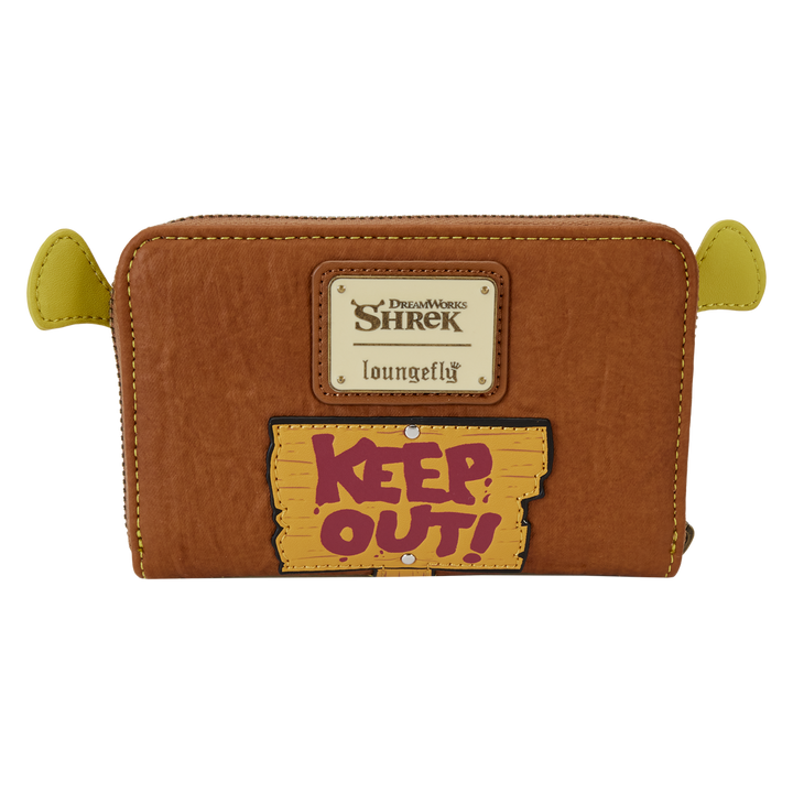 Loungefly Dreamworks Shrek Keep Out Cosplay Zip Around Wallet