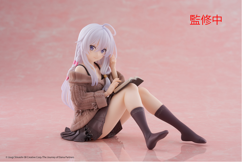 Desktop Cute Elaina Wandering Witch: The Journey of Elaina Casual Clothes Ver. Prize Figure